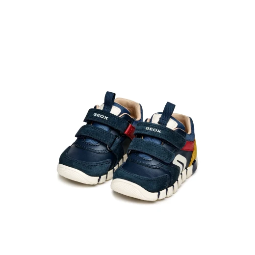 IUPIDOO Baby Boys' First Steps Sneaker Navy 22 Flexy Cushioned Breathable Leather Effect Suede Lightweight Comfortable Footwear for Little Adventurers B3555D.05422.C4244 - Geox - Image 7