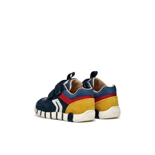 IUPIDOO Baby Boys' First Steps Sneaker Navy 24 Flexy Cushioning Breathable Lightweight Leather Effect and Suede - Iupidoo - Image 8