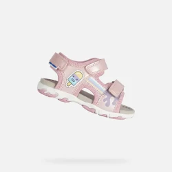 Flaffee Baby Girls' Sandals Pink Open Toe 23 Size Water Resistant