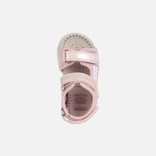 Flaffee Baby Girls' Sandals Pink Open Toe 23 Size Water Resistant - Geox - Image 5