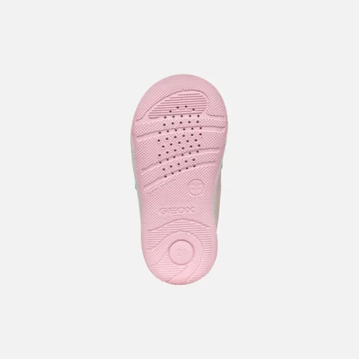 Geox New Flick Baby Sneakers Pale Pink Featuring Marie Aristocats Print Size 23 Breathable and Flexible Low Cut Design with Double Riptape Closure for Easy Wear Fast Delivery - Geox - Image 6