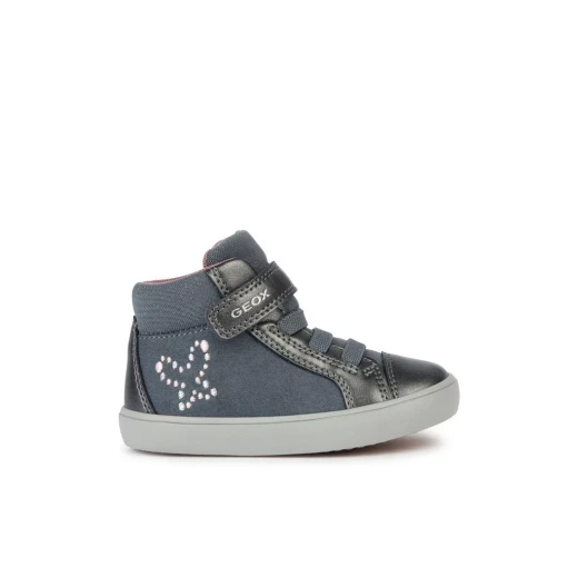 Geox Gisli Baby Dark Grey Sneakers for Toddlers Size 23 Comfortable and Breathable Design Perfect for Little Feet Easy Exchange and Fast Delivery - Geox - Image 2