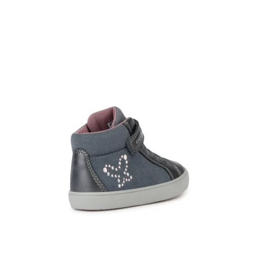 Geox Gisli Baby Dark Grey Sneakers for Toddlers Size 23 Comfortable and Breathable Design Perfect for Little Feet Easy Exchange and Fast Delivery - Geox - Image 3