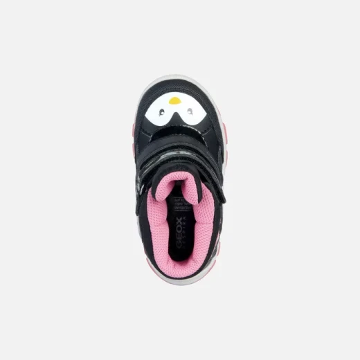Geox Flanfil ABX Baby Waterproof Ankle Boots Black Fuchsia 25 - Geox - Image 5