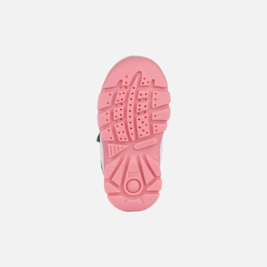 Geox Flanfil ABX Baby Girls' Waterproof Ankle Boots Black with Fuchsia Pink Snowflake Design 22 Perfect for Cold Weather and Rainy Days, Easy On and Off - Geox - Image 6