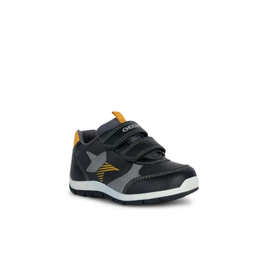 Heira Baby Black Sneakers for Toddlers, Size 23, Comfortable and Stylish - Geox - Image 3