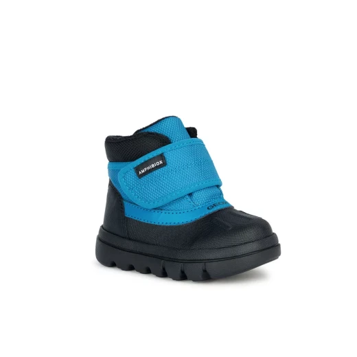 Willaboom Baby Thermal Lined Petrol Shoes Size 26 for Cold Weather - Geox - Image 3