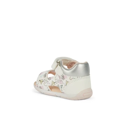 Tapuz Baby First Steps Sandals White 26 Breathable Leatherette - Geox - Image 5