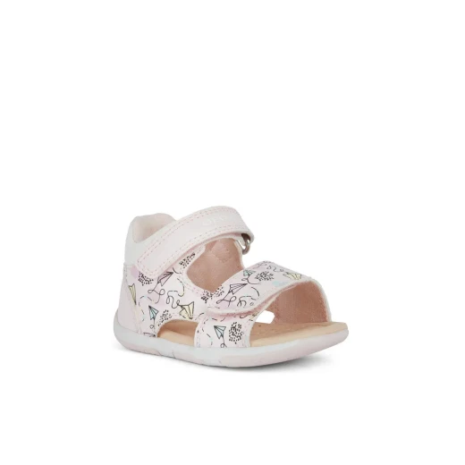 Tapuz Baby Girls First Steps Sandals Pink 26 Breathable Leatherette - Geox - Image 3