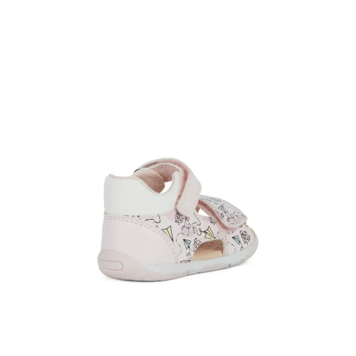 Tapuz Baby Girls First Steps Sandals Pink 26 Breathable Leatherette - Geox - Image 4