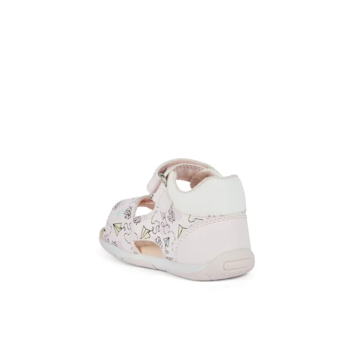 Tapuz Baby Girls First Steps Sandals Pink 26 Breathable Leatherette - Geox - Image 5