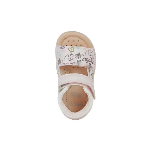Tapuz Baby Girls First Steps Sandals Pink 26 Breathable Leatherette - Geox - Image 7