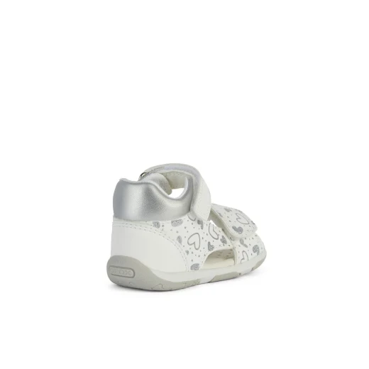 Tapuz Baby Girls Sandals White 23 First Steps Breathable Design - Geox - Image 4