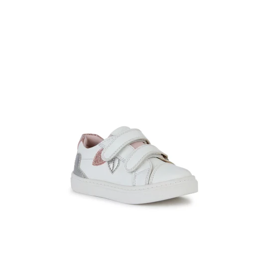 ALBEN BABY First Steps Sneakers White 24, Designed for Baby Girls with Supple Nappa Leather and Pearlescent Effect, Offers Stylish Comfort and Easy Exchange. - Alben baby - Image 3