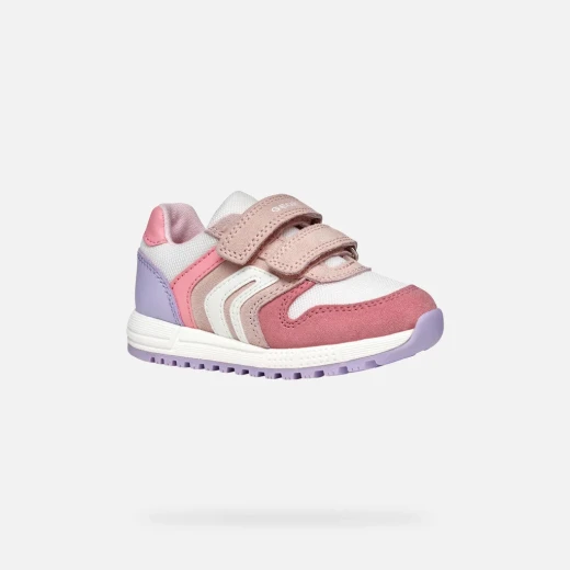 ALBEN BABY Rose Sneakers for Baby Girls Size 23 Breathable Lightweight Suede and Mesh Design Retro Style Comfortable for Little Feet - Geox - Image 12
