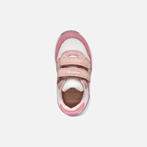 ALBEN BABY Rose Sneakers for Baby Girls Size 23 Breathable Lightweight Suede and Mesh Design Retro Style Comfortable for Little Feet - Geox - Image 4