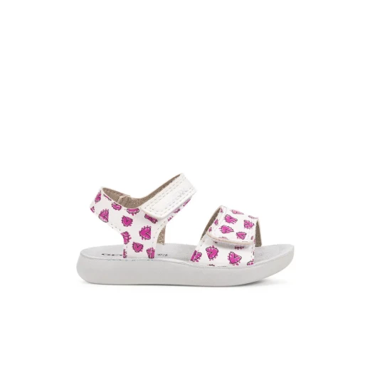 Geox Lightfloppy Baby Sandals White 27, Sporty Chic Summer Footwear - Geox - Image 2