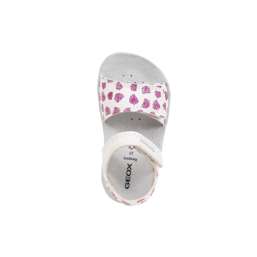 Geox Lightfloppy Baby Sandals White 27, Sporty Chic Summer Footwear - Geox - Image 4