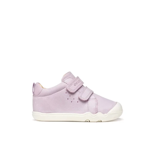 Geox Steppieup Baby Lilac Sneakers: Lightweight & Flexible Nappa Leather Shoes for Toddlers. Designed with Podiatrists for Comfort & Play, Size 22. Geox Steppieup Baby Lilac Sneakers: Lightweight & Flexible Nappa Leather Shoes for Toddlers. Designed with Podiatrists for Comfort & Play, Size 22.