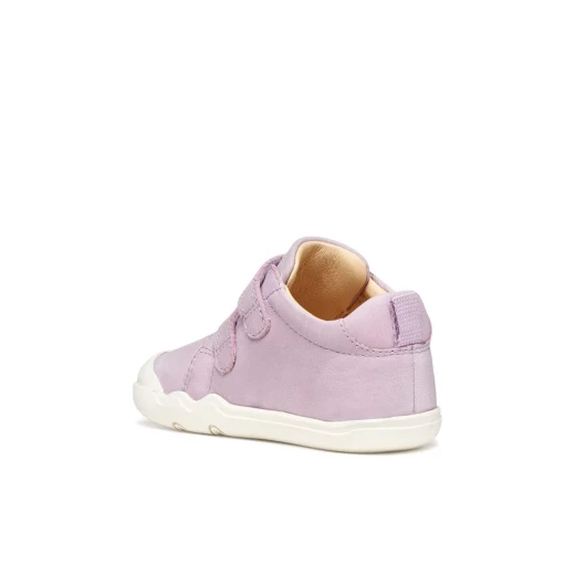 Geox Steppieup Baby Lilac Sneakers: Lightweight & Flexible Nappa Leather Shoes for Toddlers. Designed with Podiatrists for Comfort & Play, Size 22. - Geox - Image 5