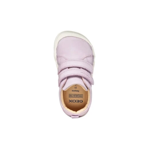 Geox Steppieup Baby Lilac Sneakers: Lightweight & Flexible Nappa Leather Shoes for Toddlers. Designed with Podiatrists for Comfort & Play, Size 22. - Geox - Image 6