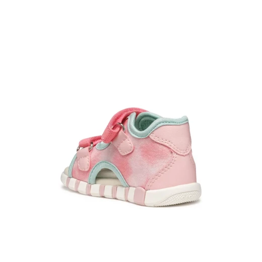 Iupidoo Baby Sandals Salmon Size 25, Flexible Cushioned First Steps for Baby Girls, Crafted with Hi-Shine Fabric and Leather Effect Material, Sporty Casual Design - Iupidoo - Image 13
