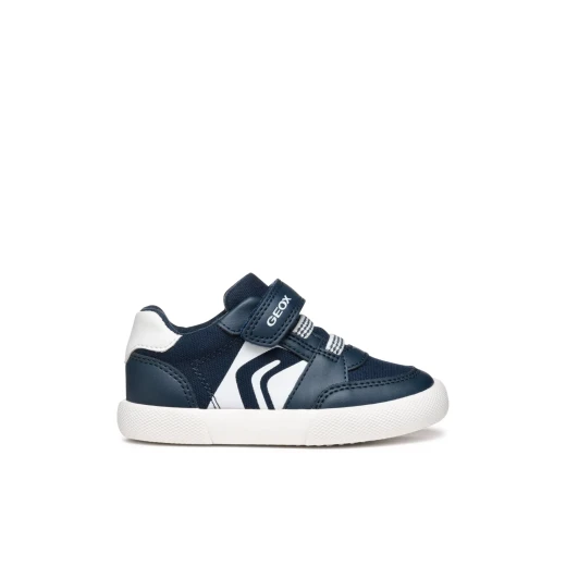 GISLI BABY Navy Sneakers for Baby Boys Size 25 Lightweight Breathable Low Cut Casual Shoes Sporty Dynamic Energy Leather Effect Canvas Upper Stylish Comfort for Little Feet - Gisli - Image 3