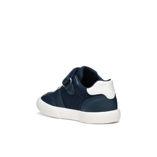 GISLI BABY Navy Sneakers for Baby Boys, Lightweight and Breathable Low Cut with Sporty Dynamic Energy, Crafted from Leather Effect and Canvas, Size 24 - Gisli - Image 7