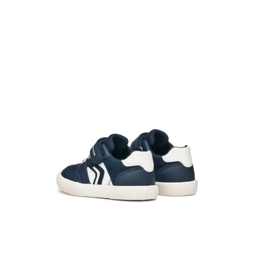 GISLI Baby Sneakers Navy Blue Lightweight Breathable Low Cut 26 for Baby Boys Featuring Leather Effect Material and Canvas Sporty Casual Design Perfect for Contemporary Dressing - Gisli - Image 8