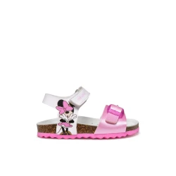 Geox Chalki Baby Sandals White 23, Breathable Open Toe for Girls