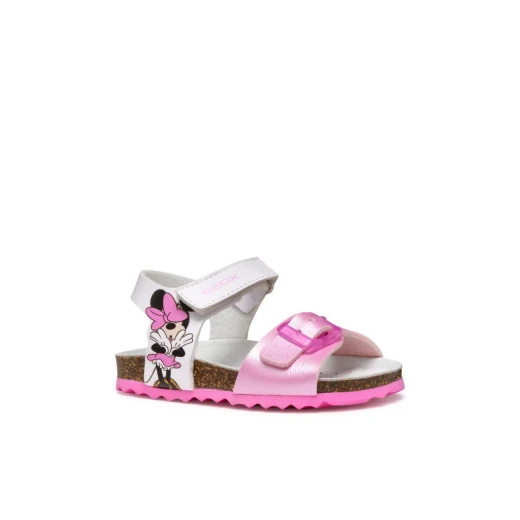 Geox Chalki Baby Sandals White 23, Breathable Open Toe for Girls - Geox - Image 6