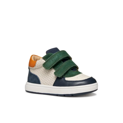 Biglia Baby Boys' First Steps Sneakers in Green Nappa and Suede, Size 22. Soft, Flexible Design for Safe and Steady Foot Development, Approved by Italian Podiatrists - Geox - Image 3