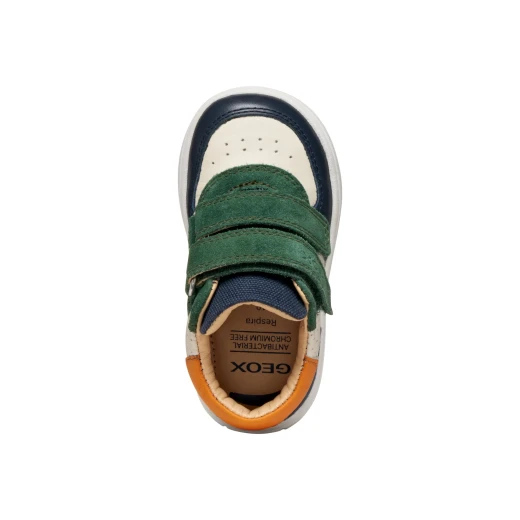 Biglia Baby Boys' First Steps Sneakers in Green Nappa and Suede, Size 22. Soft, Flexible Design for Safe and Steady Foot Development, Approved by Italian Podiatrists - Geox - Image 6