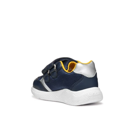 Geox Sprintye Baby Sneakers Navy Blue 22 Low Cut Breathable Mesh and Leather Effect Baby Boy Shoes Comfortable Running Shoe Aesthetic Modern Design SKU B554UB.01454.C4229 - Geox - Image 15