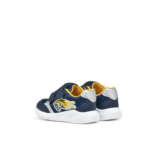 Geox Sprintye Baby Sneakers Navy Blue 22 Low Cut Breathable Mesh and Leather Effect Baby Boy Shoes Comfortable Running Shoe Aesthetic Modern Design SKU B554UB.01454.C4229 - Geox - Image 17