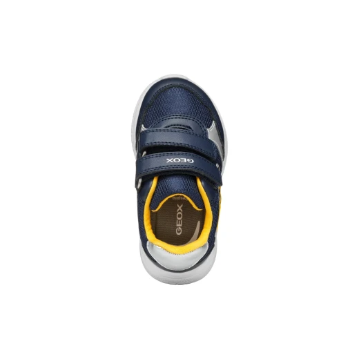 Geox Sprintye Baby Sneakers Navy Blue 22 Low Cut Breathable Mesh and Leather Effect Baby Boy Shoes Comfortable Running Shoe Aesthetic Modern Design SKU B554UB.01454.C4229 - Geox - Image 18