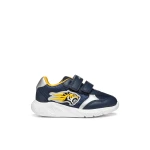 Sprintye Baby Boys' Low Cut Sneakers Navy 24 Breathable Mesh - Sprintye