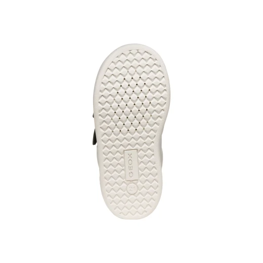 Eclyper Baby Girls Sneakers White Patent Leather Effect Sporty Design for Daily Wear Size 27 Crafted from Leather Effect Material Perfect for Little Feet - Geox - Image 10