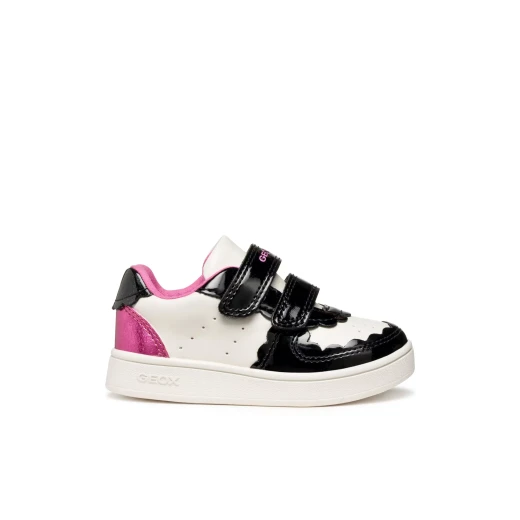 Eclyper Baby Girls Sneakers White Patent Leather Effect Sporty Design for Daily Wear Size 27 Crafted from Leather Effect Material Perfect for Little Feet Eclyper Baby Girls Sneakers White Patent Leather Effect Sporty Design for Daily Wear Size 27 Crafted from Leather Effect Material Perfect for Little Feet