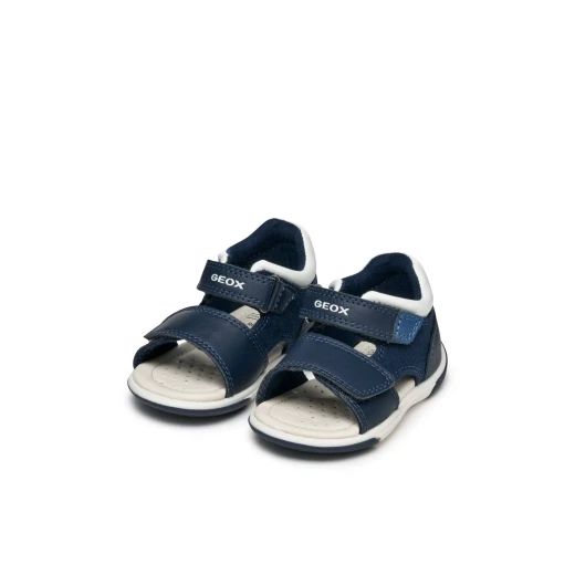 Zapito Baby Boys First Steps Sandals Navy 26 Closed Back Support - Geox - Image 17