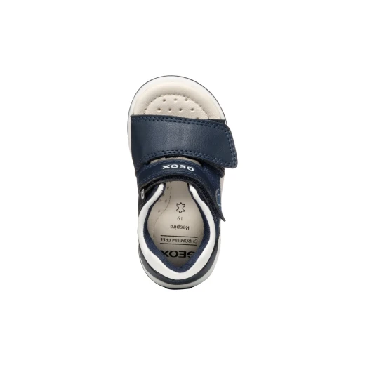 Zapito Baby Boys First Steps Sandals Navy 26 Closed Back Support - Geox - Image 18