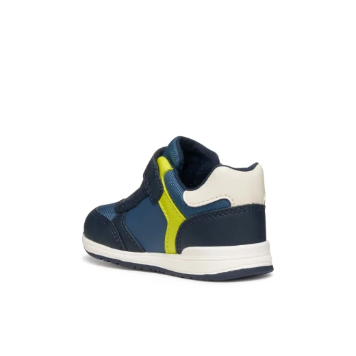 RISHON BABY Navy Lightweight First Steps Sneakers for Baby Boys, Leather Effect & Nylon Construction, Size 23 - Rishon - Image 6
