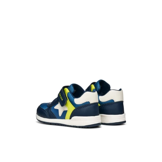 RISHON BABY Navy First Steps Sneakers for Baby Boys Lightweight Breathable Cushioned Sporty Design Nylon and Leather Effect Upper Size 22 for Everyday Comfort and Activity - Geox - Image 8