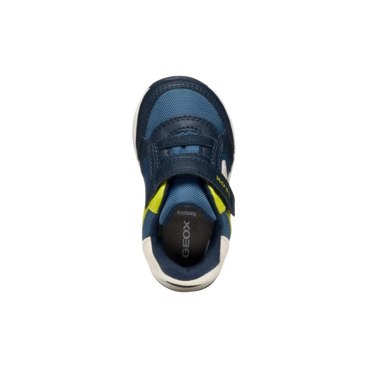 RISHON BABY Navy Lightweight First Steps Sneakers for Baby Boys, Leather Effect & Nylon Construction, Size 23 - Rishon - Image 9