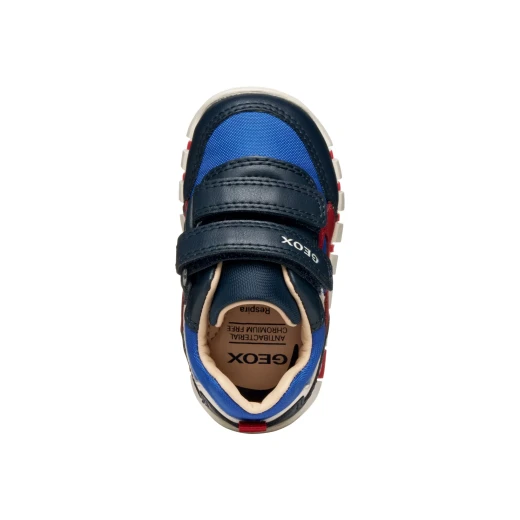 IUPIDOO Baby First Steps Sneaker Navy Blue 24 for Baby Boys Flexible Cushioning Design Leather Effect Nylon Construction Comfortable Walking Shoes - Iupidoo - Image 6