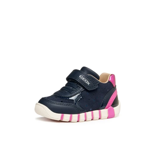IUPIDOO Baby First Steps Sneakers Navy 25, Suede-Like Material - Iupidoo - Image 4