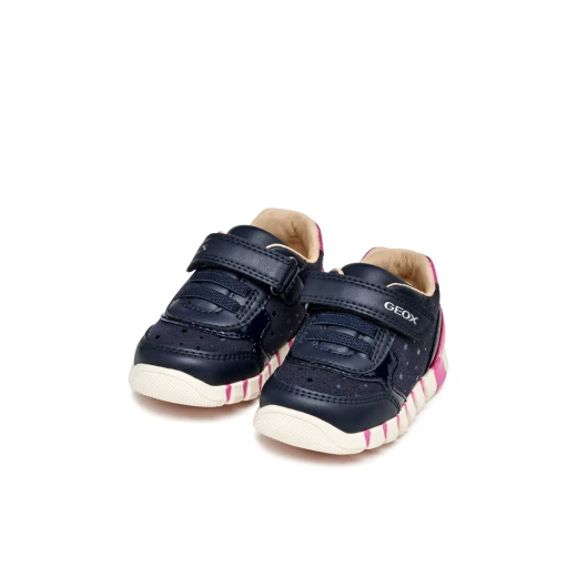 IUPIDOO Baby First Steps Sneakers Navy 25, Suede-Like Material - Iupidoo - Image 7