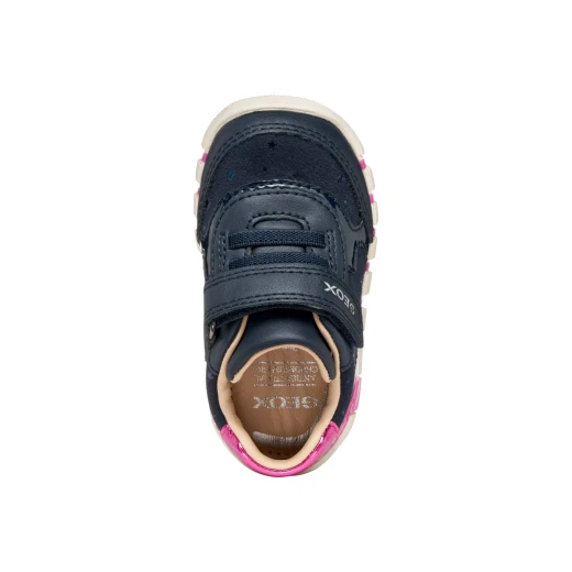 IUPIDOO Baby First Steps Sneakers Navy 25, Suede-Like Material - Iupidoo - Image 9