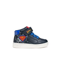 Eclyper Baby Boys Sneakers Navy 22 Sporty Leather Effect Shoes