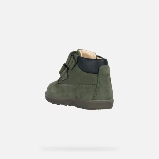 Geox Hynde Baby Waterproof Ankle Boots Dark Green for Boys Size 24 Breathable Cosy Design for Autumn and Winter Weather Fast Delivery and Easy Exchange - Geox - Image 4